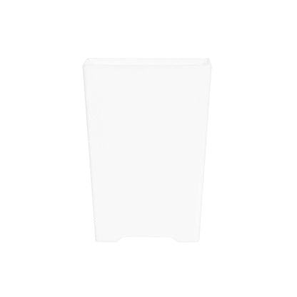 Mini Serve 4 oz Square White Plastic Tall Quadrato Cup - 2" x 2 3/4" x 2" - 100 count box