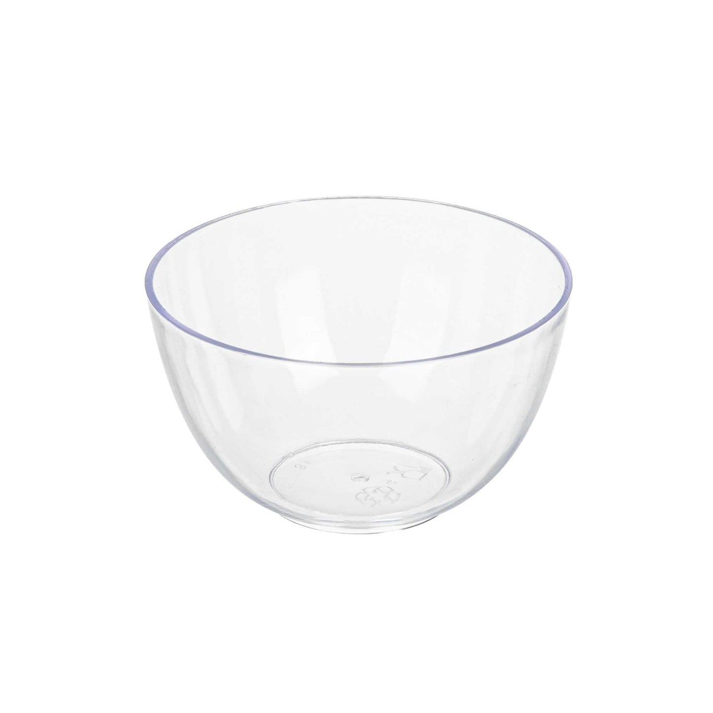 Mini Serve 4 oz Round Clear Plastic Bodega Cup - 3" x 3" x 1 3/4" - 20 count box