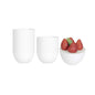 Mini Serve 4 oz Round White Plastic Bodega Cup - 3" x 3" x 1 3/4" - 100 count box
