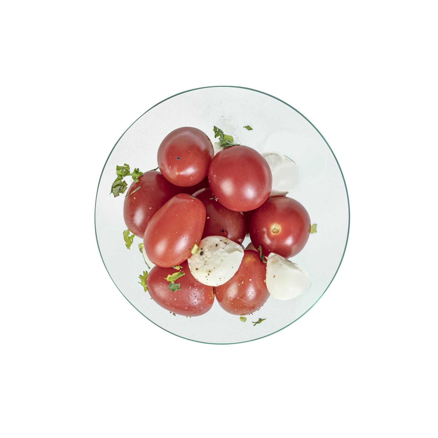 Mini Serve 7 oz Round Seagreen Plastic Incline Bowl - 4 1/4" x 4 1/4" x 2 3/4" - 20 count box
