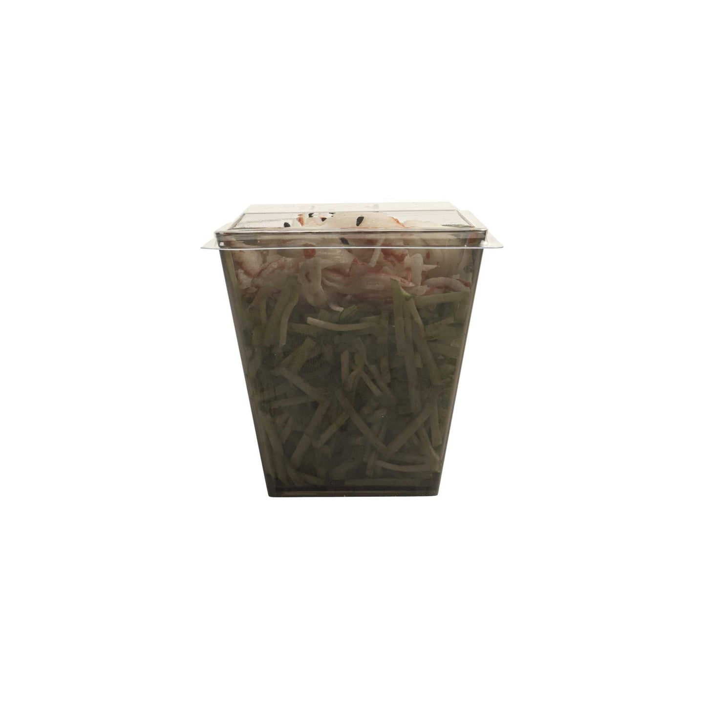 Mini Serve Square Clear Plastic Lid - Fits Large Kova Cup - 100 count box