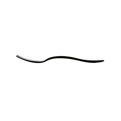 Mini Serve Black Plastic Mini Fork - 4" - 500 count box