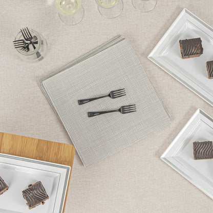 Mini Serve Black Plastic Mini Fork - 4" - 500 count box