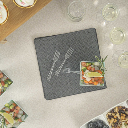 Mini Serve Clear Plastic Mini Fork - 4" - 100 count box