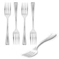 Mini Serve Silver Plastic Mini Fork - 4" - 100 count box