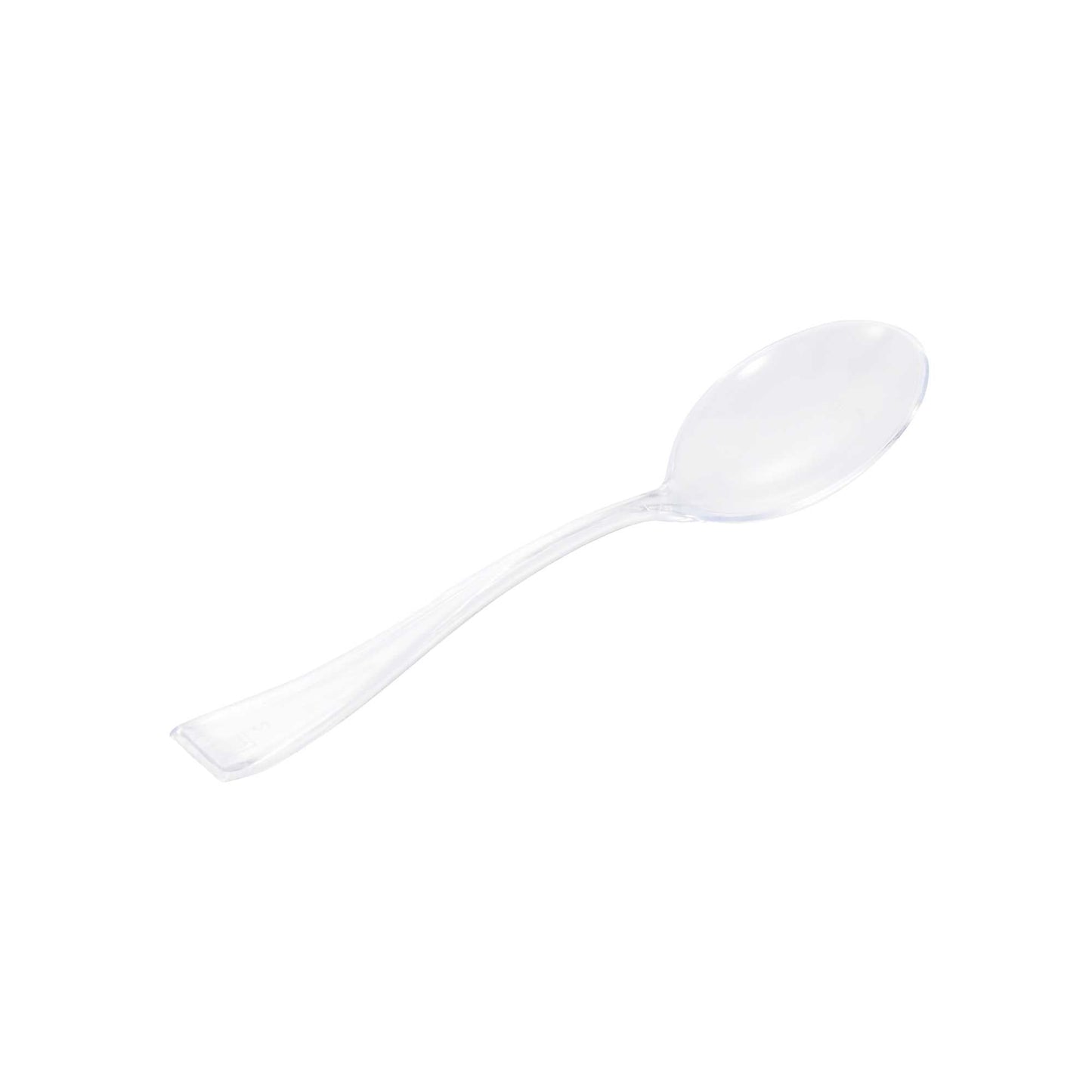 Mini Serve Clear Plastic Mini Spoon - 4" - 100 count box