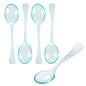 Mini Serve Seagreen Plastic Mini Spoon - 4" - 500 count box