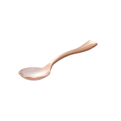 Mini Serve Rose Gold Plastic Mini Spoon - 4" - 100 count box