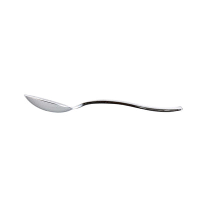 Mini Serve Silver Plastic Mini Spoon - 4" - 500 count box