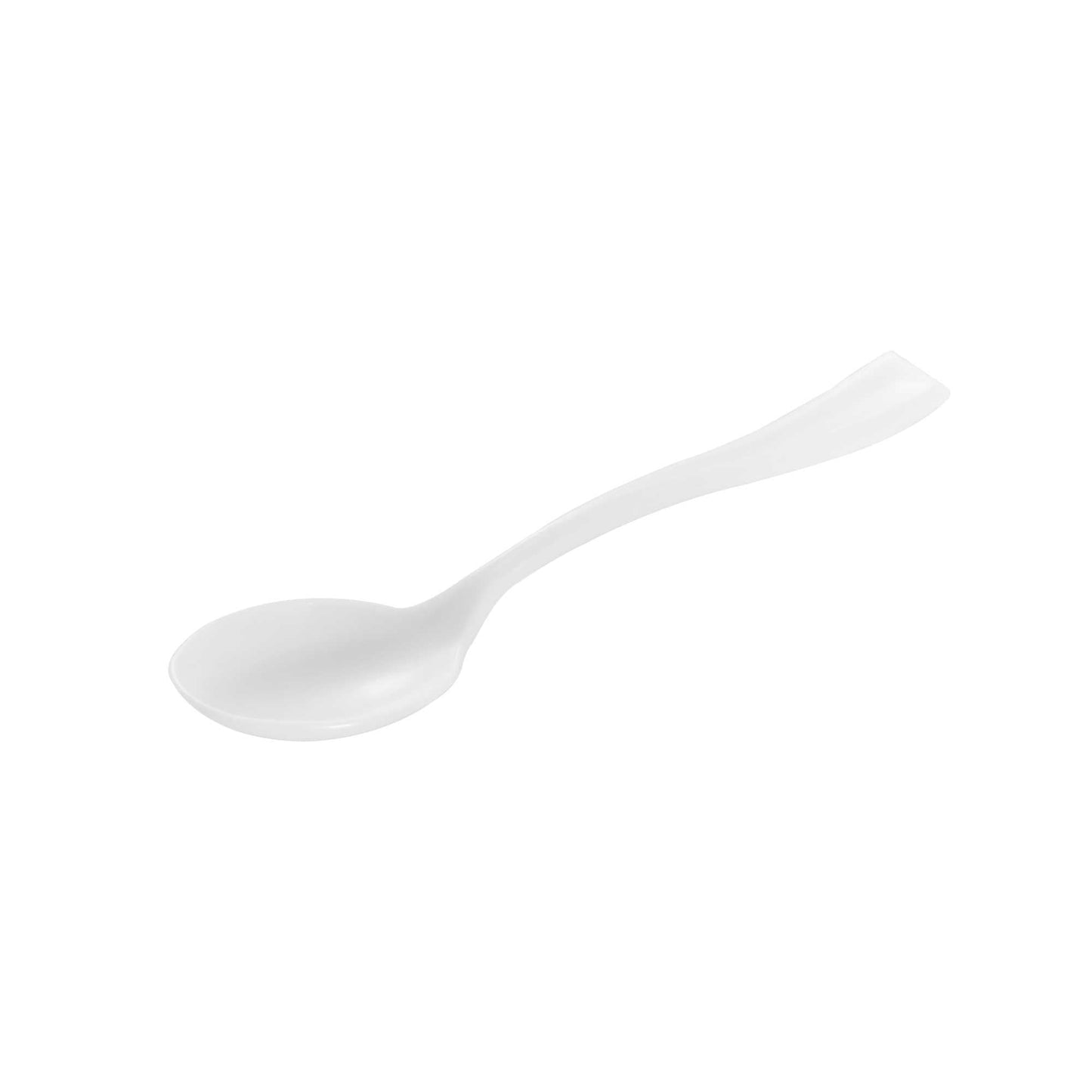 Mini Serve White Plastic Mini Spoon - 4" - 100 count box