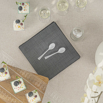 Mini Serve White Plastic Mini Spoon - 4" - 100 count box