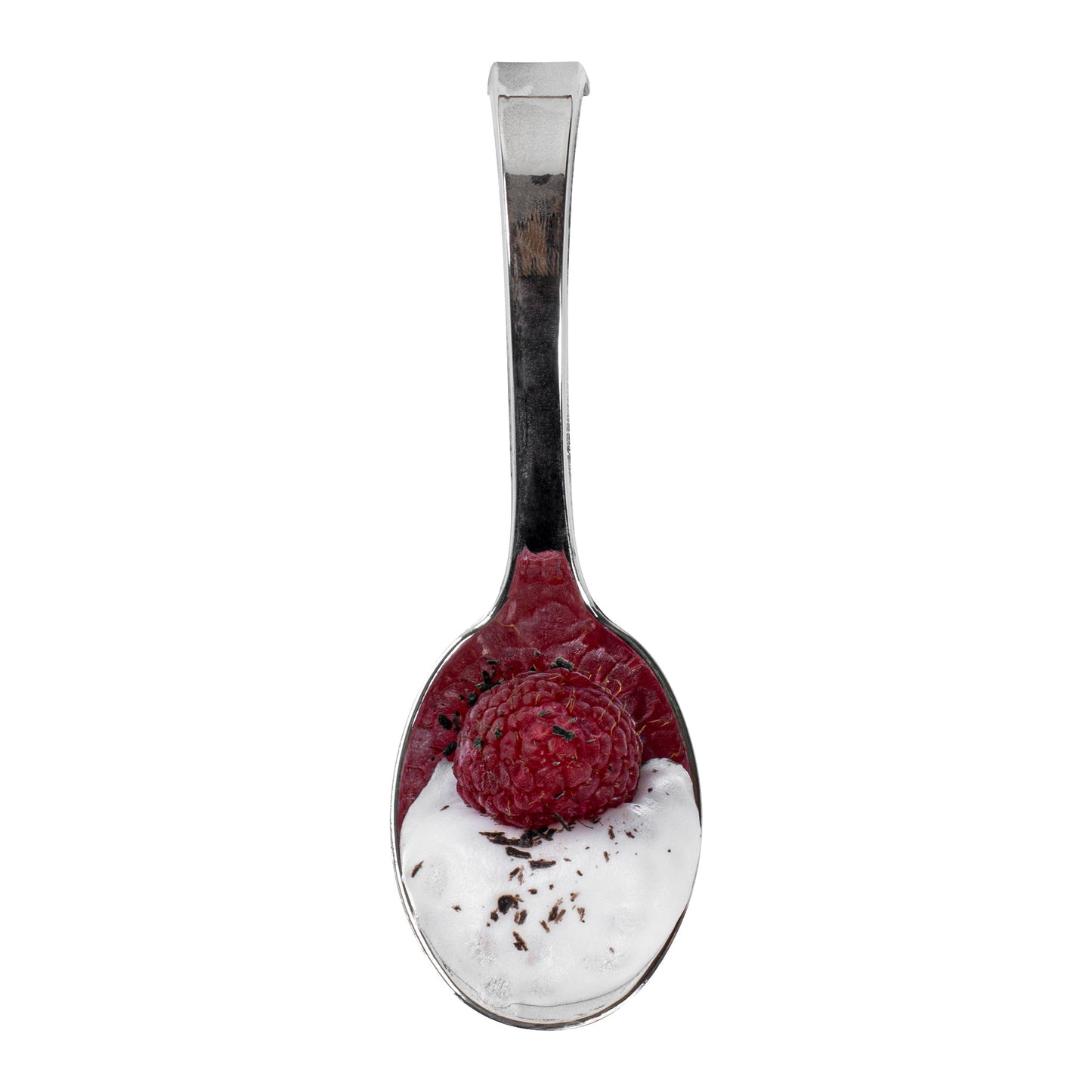 Mini Serve Silver Plastic Curly Tasting Spoon - 4" x 1" x 1 1/2" - 100 count box