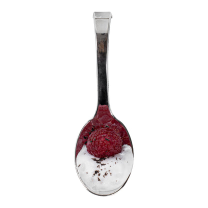 Mini Serve Silver Plastic Curly Tasting Spoon - 4" x 1" x 1 1/2" - 100 count box