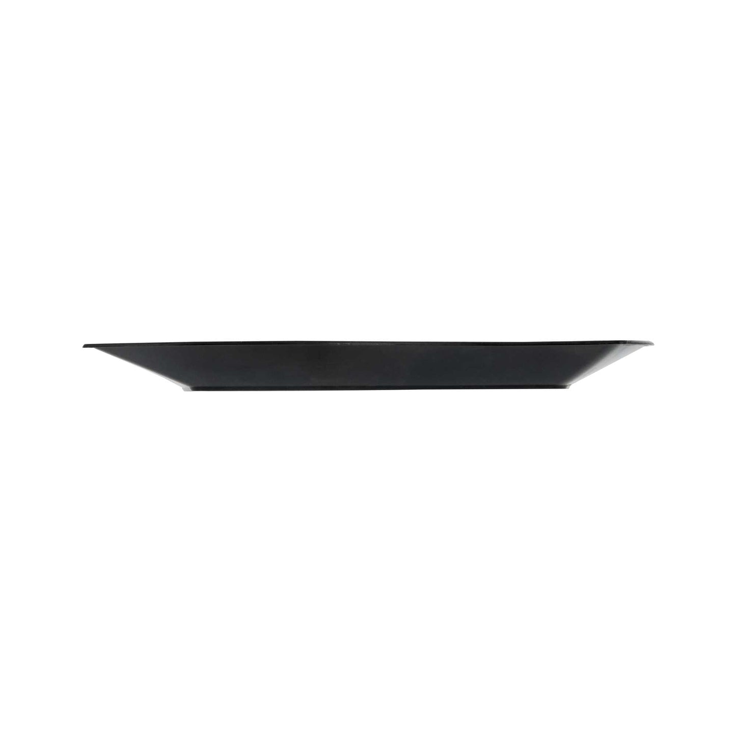 Maxi Serve Square Black Plastic Medium Aqua Plate - 7" x 7" x 1/2" - 100 count box