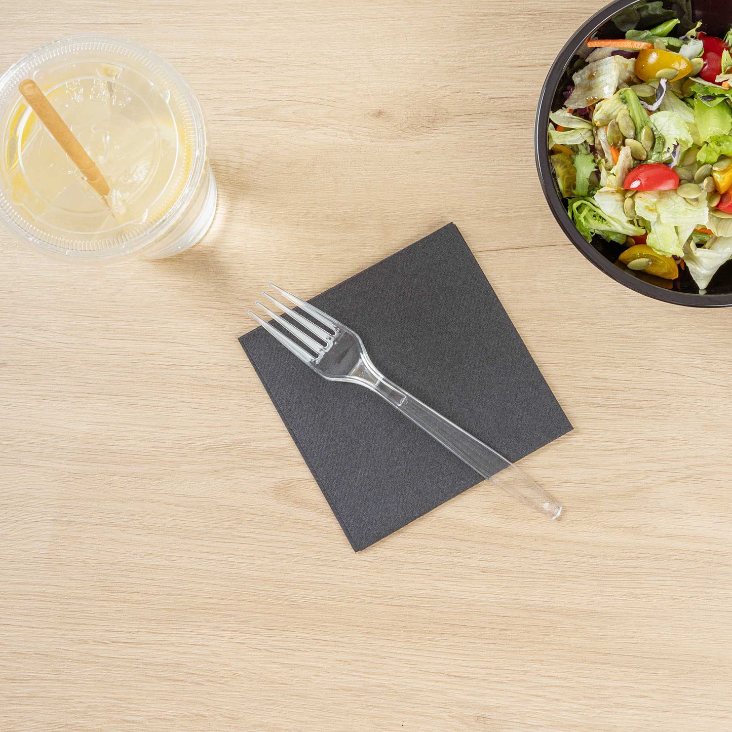 Chef 101 Clear Plastic Fork - 7" x 1" x 1/2" - 250 count box