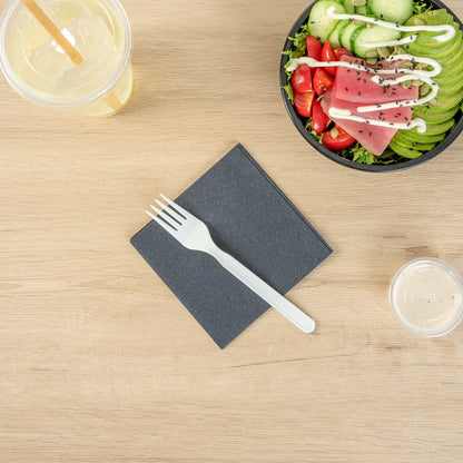 Basic Nature White PLA Plastic Fork - Compostable - 6 1/2" - 250 count box