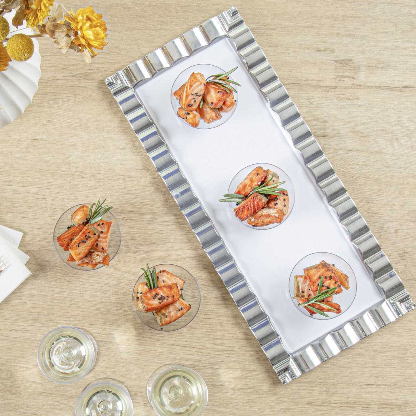 Mini Serve 2 oz Round Clear Plastic Coppa Bowl - 2 1/2" x 2 1/2" x 1" - 100 count box