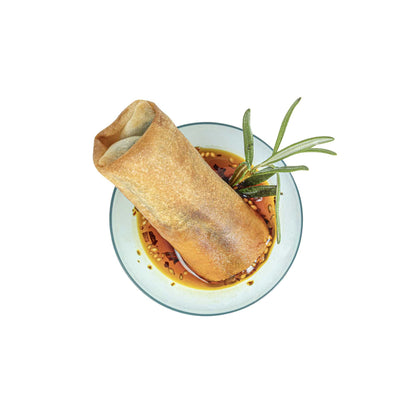 Mini Serve 2 oz Round Seagreen Plastic Coppa Bowl - 2 1/2" x 2 1/2" x 1" - 100 count box