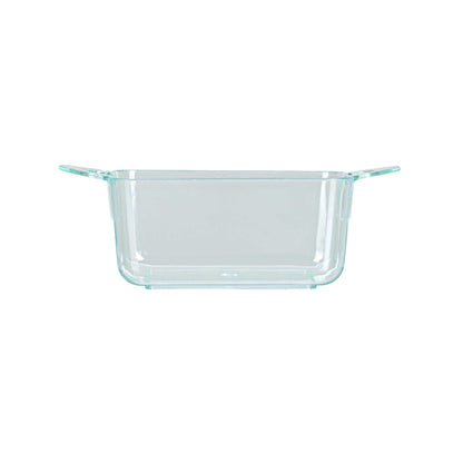 Mini Serve 3 oz Rectangle Seagreen Plastic Cocotte - 3 3/4" x 2" x 1 1/2" - 100 count box