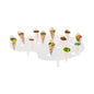 Cone Tek Clear Plastic Palette Cone Holder - For Mini Cones, 35 slots - 16" x 13" x 3" - 4 count box