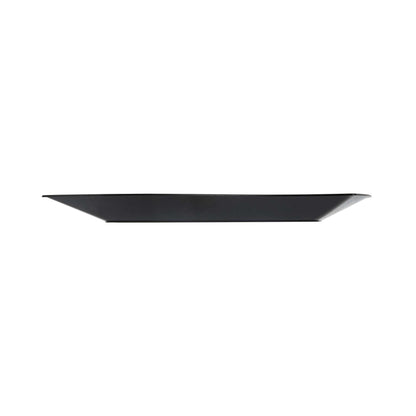 Maxi Serve Square Black Plastic Large Aqua Plate - 9" x 9" x 1/2" - 100 count box
