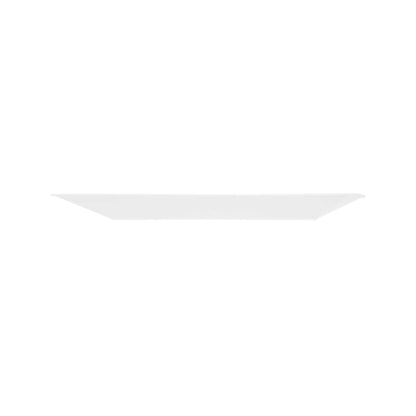 Maxi Serve Square White Plastic Large Aqua Plate - 9" x 9" x 1/2" - 100 count box