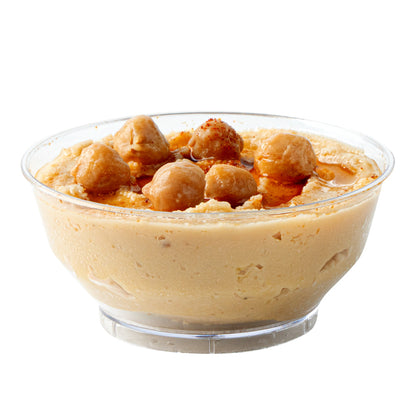 Mini Serve 4 oz Round Clear Plastic Medium Deli Cup - with Lid - 3 1/4" x 3 1/4" x 2" - 100 count box