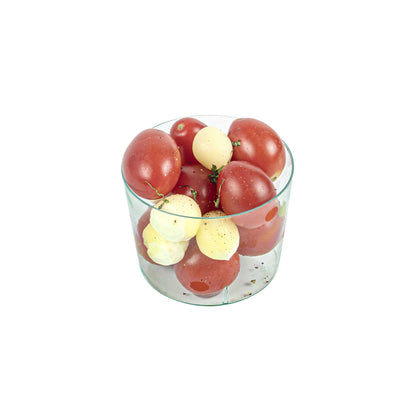 Mini Serve 6 oz Round Seagreen Plastic Cylindro Cup - 2 1/4" x 2 1/4" x 3" - 100 count box