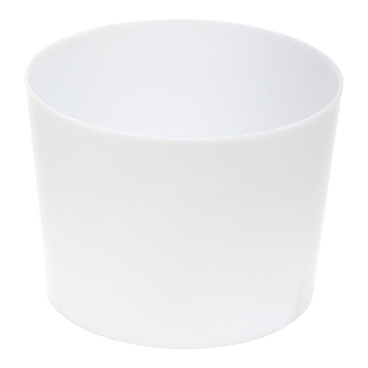 Mini Serve 6 oz Round White Plastic Cylindro Cup - 2 1/4" x 2 1/4" x 3" - 100 count box