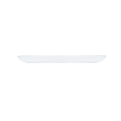 Maxi Serve Round Clear Plastic Medium Elegant Plate - 7" x 7" - 100 count box