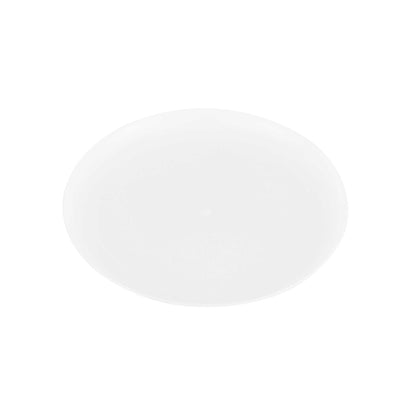 Maxi Serve Round White Plastic Medium Elegant Plate - 7" x 7" - 100 count box