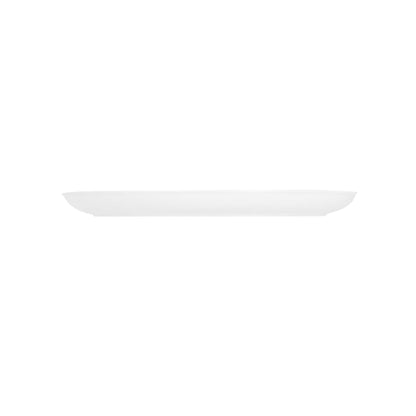 Maxi Serve Round White Plastic Medium Elegant Plate - 7" x 7" - 100 count box