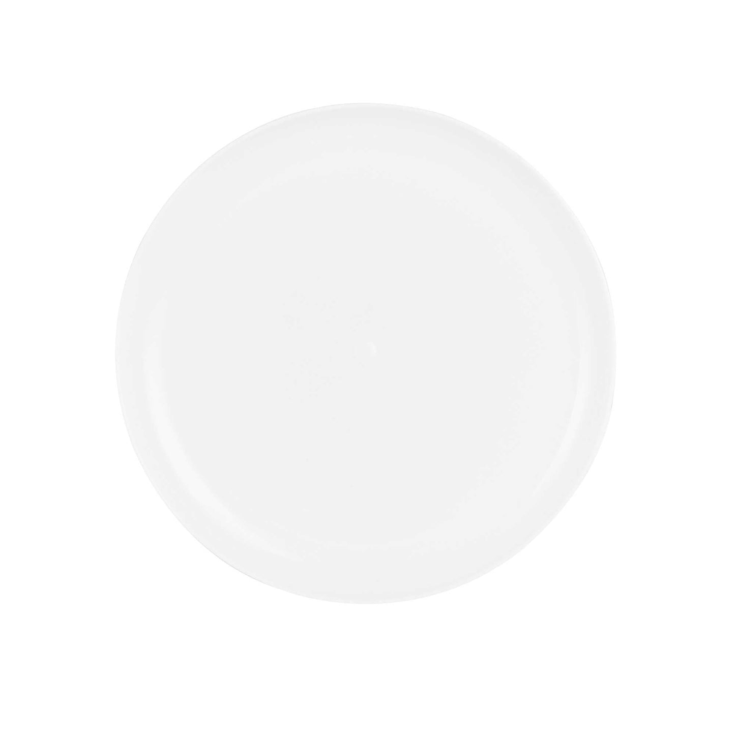 Maxi Serve Round White Plastic Medium Elegant Plate - 7" x 7" - 100 count box