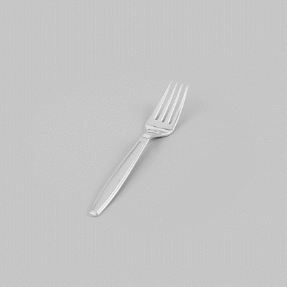 Argento Silver Plastic Fork - 7" - 250 count box