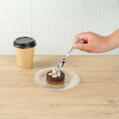 Argento Silver Plastic Dessert Spoon - 5 1/2" - 250 count box