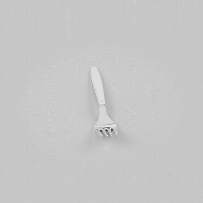 Moderna Silver Plastic Fork - 7 1/4" - 250 count box