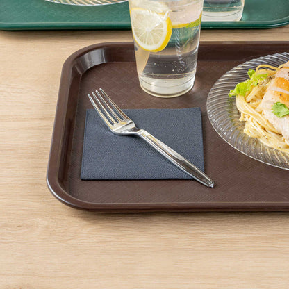 Moderna Silver Plastic Fork - 7 1/4" - 250 count box