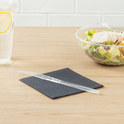Moderna Clear Plastic Knife - 7 1/4" - 250 count box