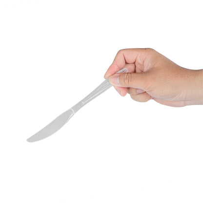 Moderna Clear Plastic Knife - 7 1/4" - 250 count box