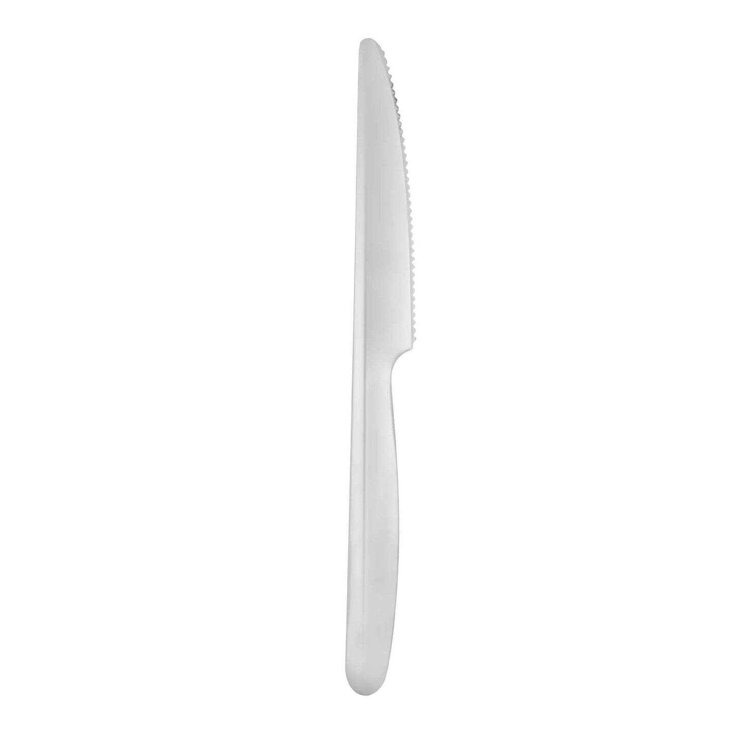 Moderna Silver Plastic Knife - 7 1/4" - 250 count box