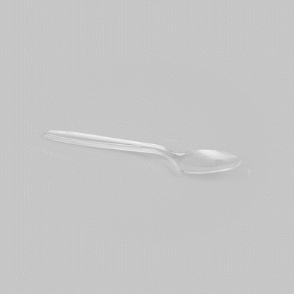 Moderna Clear Plastic Spoon - 7 1/4" - 250 count box