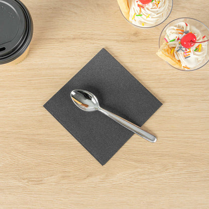 Moderna Silver Plastic Dessert Spoon - 5 1/2" - 250 count box