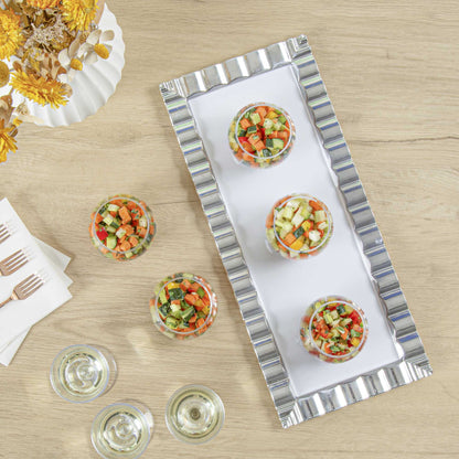 Mini Serve 4 oz Sphere Clear Plastic Cup - 2 3/4" x 2 3/4" x 2 1/4" - 100 count box