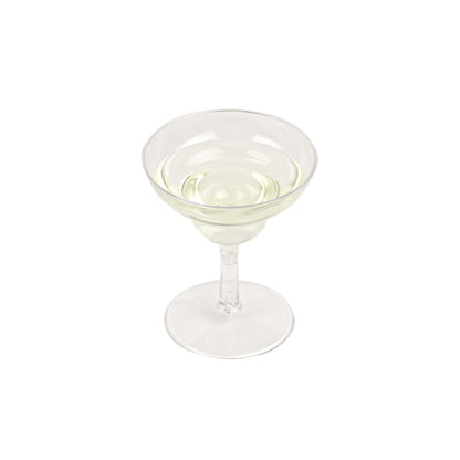 Bev Tek 2 oz Round Clear Plastic Mini Margarita Glass - 2 3/4" x 2 3/4" x 3 1/4" - 100 count box