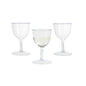 Bev Tek 2 oz Round Clear Plastic Mini Wine Goblet - 2" x 2" x 2 1/2" - 100 count box
