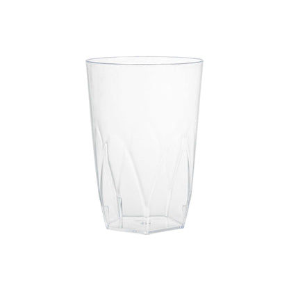 Bev Tek 5 oz Round Clear Plastic Edge Glass - 2 1/4" x 2 1/4" x 3 1/4" - 20 count box
