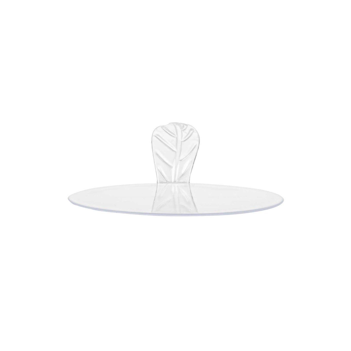 Pastry Tek Round Clear Plastic Pastry Pallet - 3" x 3" x 1" - 100 count box