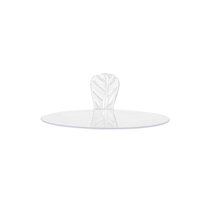 Pastry Tek Round Clear Plastic Pastry Pallet - 3" x 3" x 1" - 100 count box