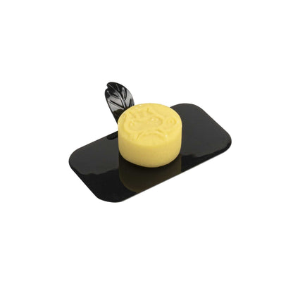 Pastry Tek Rectangle Black Plastic Pastry Pallet - 4" x 2 1/4" x 1" - 25 count box