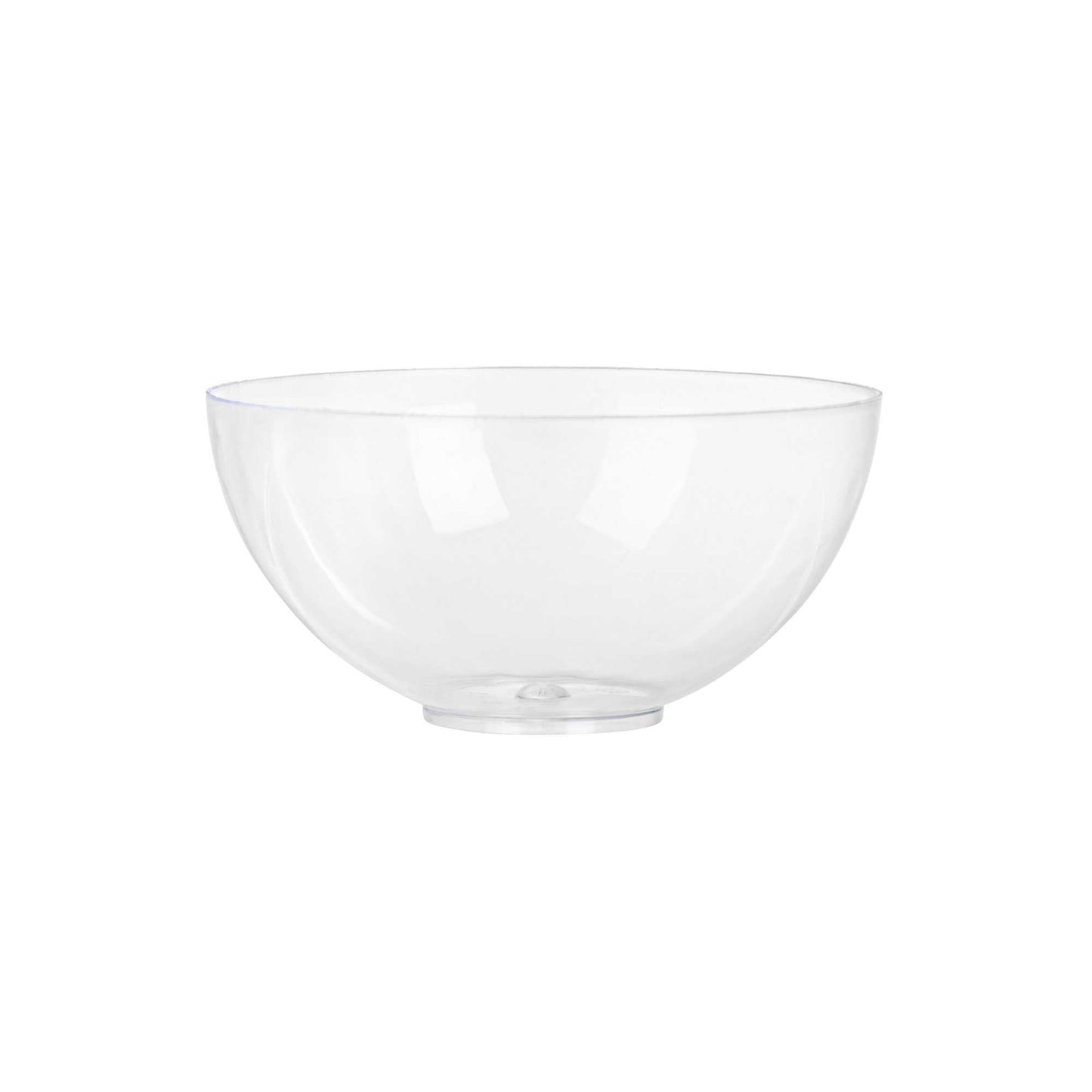 Mini Serve 3 oz Round Clear Plastic Balloon Bowl - 2 1/2" x 2 1/2" x 2 1/2" - 10 count box